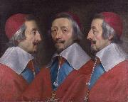 Philippe de Champaigne Triple Portrait of Cardinal de Richelieu china oil painting artist